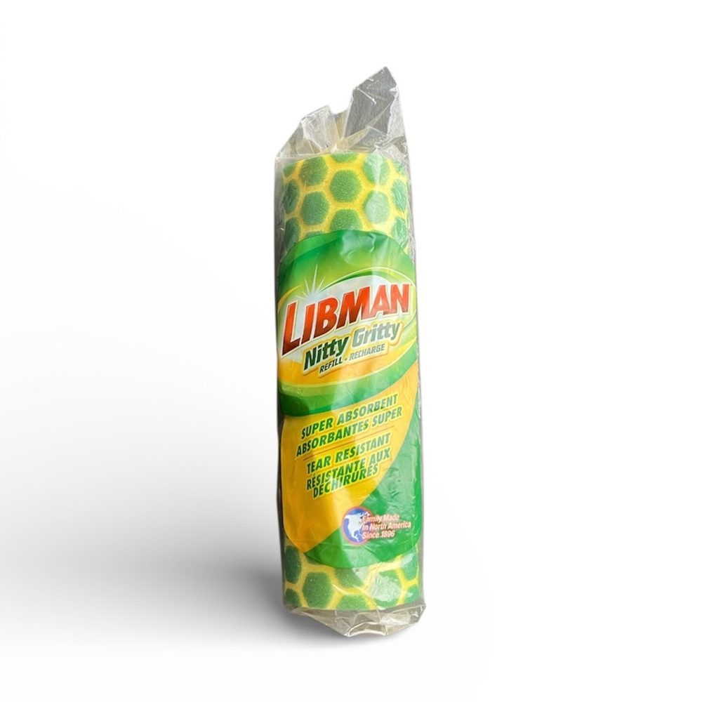 NEW Libman Nitty Gritty Roller Mop Refill Super Absorbant Tear Resistant